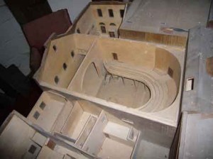 Scale model of the old Abbey Theatre