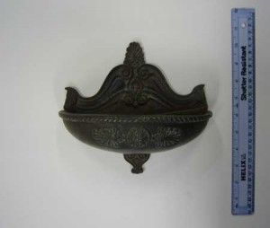 Cast-iron ashtray from Old Abbey Theatre